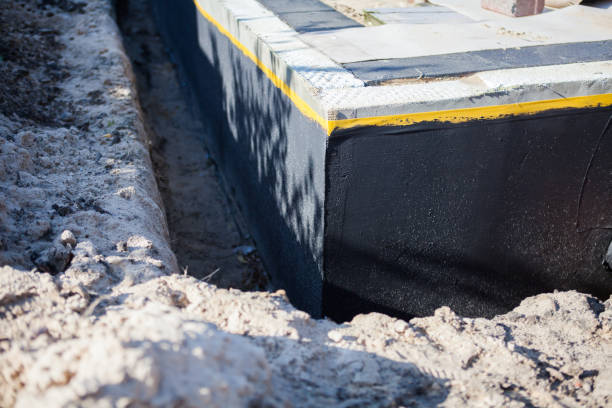 Residential Waterproofing installation at a Chatham, IL home by SJ Waterproofing Pros